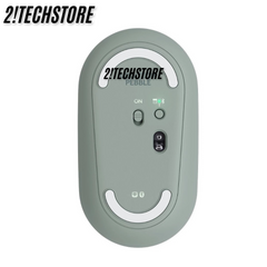 Chuột Không Dây Logitech M350 Pebble Silent Xanh Lá - Chuột Văn Phòng Kết Nối Bluetooth và USB, Thiết Kế Nhỏ Gọn, Thời Gian Sử Dụng Lâu