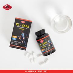 Viên uống Glucosamine X7 Care Olympian Labs 60 viên - Hỗ trợ sức khỏe xương khớp, sụn và đĩa đệm cho người lớn và vận động viên