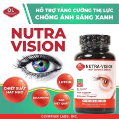 Nutra-Vision Olympian Labs - Viên Uống Bổ Mắt Hỗ Trợ Chăm Sóc Và Bảo Vệ Thị Lực Hàng Ngày, Giảm Tác Động Ánh Sáng Xanh