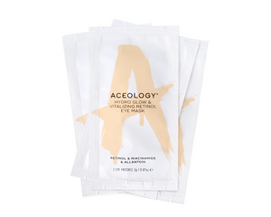 Mặt Nạ Mắt Aceology Hydro Glow & Vitalizing Retinol - Giúp Da Sáng Mịn và Giảm Đường Nhăn, Bộ 2 Miếng Dùng Thử