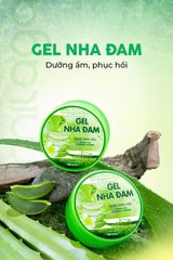 Combo 2 Gel Nha Đam Milaganics Dưỡng Da Cấp Ẩm (300ml/Hũ)