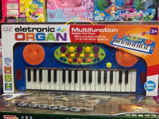 Đồ Chơi Organ Điện Tử và Micro Chạy Bằng Pin LEZILE 3702 - Phát Triển Âm Nhạc Cho Trẻ Em Từ 3 Tuổi, Có Đèn LED Nhiều Màu Sắc