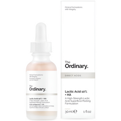 Tinh Chất Tẩy Tế Bào Chết & Cấp Nước The Ordinary Lactic Acid 10% + HA 30ml - Serum Dưỡng Da Chống Lão Hóa, Cấp Ẩm Tối Ưu