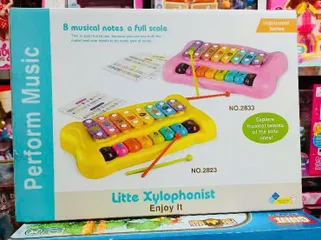 Đàn Mộc Cầm Xylophone Mini 8 Bản Nhạc Cho Bé - Đồ Chơi Âm Thanh Giáo Dục, Kích Thích Sáng Tạo và Phát Triển Nghe Nhạc