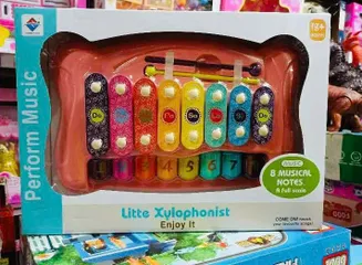 Đàn Mộc Cầm Xylophone Mini 8 Bản Nhạc Cho Bé - Đồ Chơi Âm Thanh Giáo Dục, Kích Thích Sáng Tạo và Phát Triển Nghe Nhạc