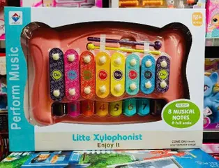 Đàn Mộc Cầm Xylophone Mini 8 Bản Nhạc Cho Bé - Đồ Chơi Âm Thanh Giáo Dục, Kích Thích Sáng Tạo và Phát Triển Nghe Nhạc