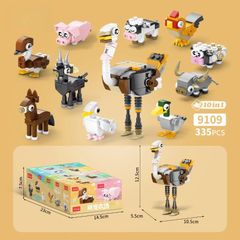 Đồ Chơi Lắp Ráp LEGO Mini - Bộ Các Giống Chó & Con Vật Nông Trại Ngộ Nghĩnh Cho Bé - Đồ Chơi Giáo Dục Sáng Tạo