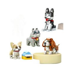 Đồ Chơi Lắp Ráp LEGO Mini - Bộ Các Giống Chó & Con Vật Nông Trại Ngộ Nghĩnh Cho Bé - Đồ Chơi Giáo Dục Sáng Tạo