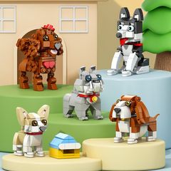 Đồ Chơi Lắp Ráp LEGO Mini - Bộ Các Giống Chó & Con Vật Nông Trại Ngộ Nghĩnh Cho Bé - Đồ Chơi Giáo Dục Sáng Tạo