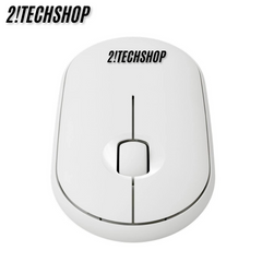 Chuột Không Dây Bluetooth Logitech M350 Trắng - Thiết Kế Nhỏ Gọn, Click Silent, Dùng Cho Máy Tính, Laptop, Văn Phòng, Bảo Hành 12 Tháng