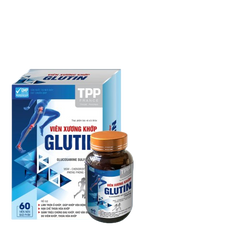 Viên Uống Glucosamine GLUTIN TPP - Hỗ Trợ Giảm Đau Khớp, Thoái Hóa Khớp, 60 Viên, Giúp Khớp Vận Động Linh Hoạt