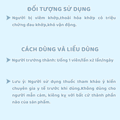 Viên Uống Glucosamine GLUTIN TPP - Hỗ Trợ Giảm Đau Khớp, Thoái Hóa Khớp, 60 Viên, Giúp Khớp Vận Động Linh Hoạt