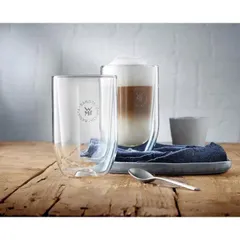 Bộ 2 cốc WMF Barista 280ml Latte Macchiato 2 lớp chịu nhiệt - Cốc pha chế đồ uống nóng lạnh, thiết kế sang trọng