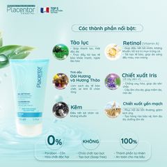 Gel Rửa Mặt Placentor Cleansing 150ml - Sạch Sâu, Dịu Nhẹ Cho Mọi Loại Da, Tinh Dầu Oải Hương & Hương Thảo, Không Chứa Xà Phòng