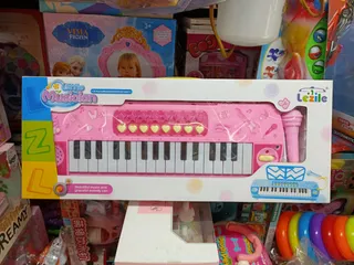 Đàn Piano Đồ Chơi Lezile 3206 Có Micro, Đèn Và Nhạc - Đồ Chơi Giáo Dục Phát Triển Âm Nhạc Cho Trẻ Em, Màu Sắc Ngẫu Nhiên