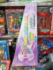 Đồ Chơi Âm Nhạc Đàn Guitar 969B Thú Vị - Chạy Bằng Pin Với Đèn LED Cho Trẻ Em, Phát Triển Kỹ Năng Âm Nhạc Thú Vị