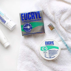 (Hàng nhập khẩu) Bột hỗ trợ trắng răng Eucryl tooth powder 
