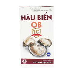 (Hàng nhập khẩu) Viên uống tinh hàu biển OB lọ 30 viên