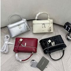 Túi Cốp Dẹt Pero Size 20 Kèm Tag Treo Ổ Khoá - Túi Xách Nữ Quảng Châu Cao Cấp Thời Trang, Thiết Kế Sang Trọng, Dễ Dàng Phối Đồ
