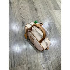 Túi Trống Toutou Dáng Ngang Size 22 - Túi Xách Nữ Cao Cấp Kèm Charm & Dây Đeo Sành Điệu, Thời Thượng, Phù Hợp Đi Học, Đi Chơi