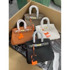 Túi H Bikin Da Togo Cao Cấp - Kích Thước 20-25-30cm, Thiết Kế Sang Trọng Với Tag Bạc Và Tag Vàng, Phụ Kiện Thời Trang Nữ