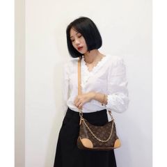 Túi Lee Vi kẹp nách size 27 bản 2 dây fullbox hàng QC cao cấp