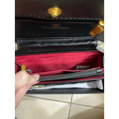 Túi C.nel Katun trần trám da sần size 19 fullbox hàng QC cao cấp