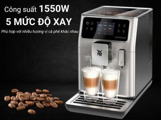 Máy Pha Cà Phê Tự Động WMF Perfection 660 - 1550W, Cảm Ứng TFT, Tùy Chọn 16 Loại Cà Phê, Bọt Sữa & Dễ Vệ Sinh