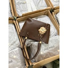Túi Công Sở Chio Size 32 Dây Đôi Da Trơn Kèm Tag Gấu - Túi Xách Nữ Cao Cấp Sang Trọng, Thời Trang Dạo Phố