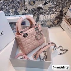 Túi CD Nữ Cao Cấp Size 14-17-20 cm với Tag Bạc & Vàng, Phong Cách Hiện Đại, Fullbox Giao Hàng Chất Lượng
