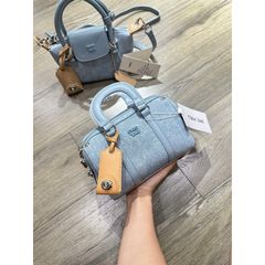 Túi Chi-o demin có quai cầm size 19 kèm dây đeo chéo hàng QC cao cấp