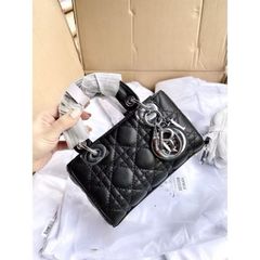 Túi Xách Nữ D-Joy Dáng Dài Tag Bạc Size 18-22cm Túi Quảng Châu CC