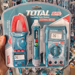 Bộ 3 Dụng Cụ Kiểm Tra Điện Total TMT43028 - Bút Thử Điện, Thiết Bị Dò Dây, Test Dòng AC/DC Dễ Dùng Cho Thợ Điện và Gia Đình