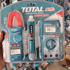 Bộ 3 Dụng Cụ Kiểm Tra Điện Total TMT43028 - Bút Thử Điện, Thiết Bị Dò Dây, Test Dòng AC/DC Dễ Dùng Cho Thợ Điện và Gia Đình