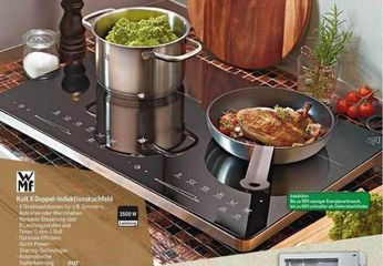 Bếp Từ Đôi WMF Kult X 3500W - Bếp Nấu Điện Cảm Ứng Chịu Nhiệt,Công Suất Tối Đa 2100W/ Bếp Đến An Toàn và Tiện Dụng