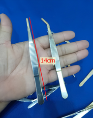 Bộ Nhíp Thủy Sinh Thẳng và Cong - Dụng Cụ Trồng Cây Hồ Cá, Kích Thước 10-16cm, Chất Liệu Thép Không Gỉ