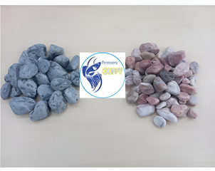 Sỏi Đen Hồng Trang Trí - Đá Màu Tự Nhiên 1kg Cho Chậu Cây Cảnh, Bể Cá, Tiểu Cảnh, Trang Trí Sân Vườn