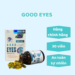 Viên Uống Bổ Mắt Good Eyes - Hỗ Trợ Tăng Cường Thị Lực, Giảm Mỏi Mắt, Khô Mắt - An Toàn Cho Người Lớn và Trẻ Em Trên 7 Tuổi