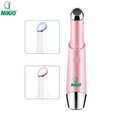 Bút Massage Mắt NIKIO NK-115 - Giảm Nếp Nhăn, Thâm Quầng, Sử Dụng Nhiệt và Ánh Sáng LED - Thiết Kế Nhỏ Gọn, Sạc USB