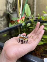 Tiểu Cảnh Rương Kho Báu - Trang Trí Hồ Cá Cảnh Độc Đáo, Chất Liệu Nhựa, Kích Thước Nhỏ Gọn 2.45x2x2.6 cm