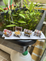 Tiểu Cảnh Rương Kho Báu - Trang Trí Hồ Cá Cảnh Độc Đáo, Chất Liệu Nhựa, Kích Thước Nhỏ Gọn 2.45x2x2.6 cm