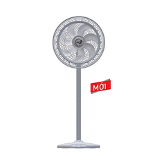 Quạt đứng Asia Turbo Decor VY659991 - Công suất 55W, thiết kế hiện đại, 3 mức tốc độ gió, phù hợp nội thất, sản xuất tại Việt Nam