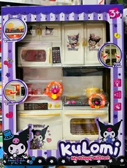 Bộ Đồ Chơi Nhà Bếp Kuromi 8921M-3 - Đồ Chơi Nấu Ăn Có Đèn và Nhạc, Thiết Kế Sắc Màu Độc Đáo Cho Trẻ Em