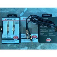 Dây Loa Âm Thanh Audio Monster 1 Ra 1 Dài 1.2M Chính Hãng 2 Đầu 3.5mm - Chất Lượng Âm Thanh Vượt Trội, Thiết Kế Tiện Dụng