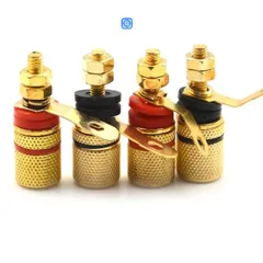 Bộ 4 Phích Cắm Bắp Chuối 4mm - Kết Nối Thiết Bị Điện Tiện Lợi, Chắc Chắn và Bền Bỉ, Phụ Kiện Gia Đình Không Thể Thiếu