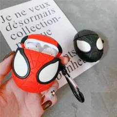 Vỏ Bọc Silicon AirPods 1 2 - Người Nhện Độc Đáo Cho Hộp Sạc Tai Nghe AirPods, Phụ Kiện Thời Trang Gamer