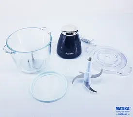 Máy Xay Thịt Matika MTK-3220 - Công Suất 300W, Dung Tích 2L, Tiết Kiệm Thời Gian, Yên Tĩnh, Dễ Vệ Sinh cho Bữa Ăn Gia Đình
