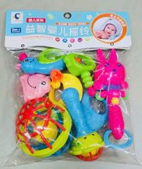 Bộ đồ chơi xúc xắc 519 cho trẻ - Đồ chơi âm thanh vui nhộn phát triển tư duy và khả năng phối hợp tay mắt cho bé từ 6 tháng tuổi