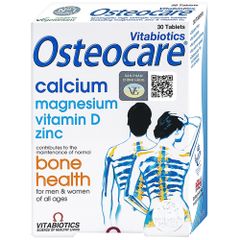 Viên Uống Hỗ Trợ Xương Khớp OSTEOCARE 30 Viên - Bổ Sung Canxi, Vitamin D, Magie, Kẽm - Đảm Bảo Xương Chắc Khỏe