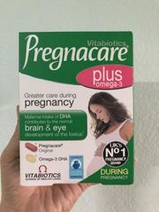 Viên Uống Pregnacare Plus Omega-3 Hỗ Trợ Bổ Sung Vitamin Cho Phụ Nữ Mang Thai & Cho Con Bú - Thực Phẩm Chức Năng Nhập Khẩu Anh Quốc